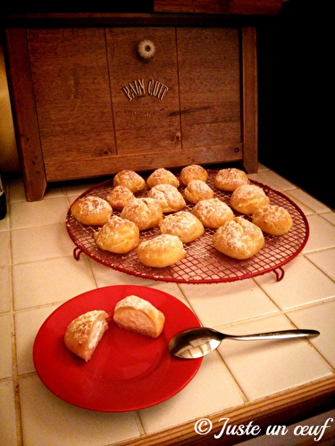 ? Calendrier de l'Avent gourmand ? Case 2 : Petits choux fourrés mousse vanillée