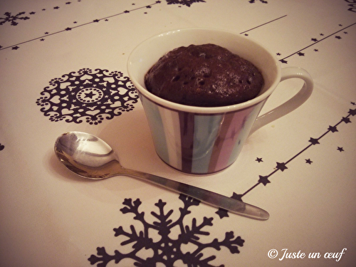 ? Calendrier de l'Avent gourmand ? Case 20 : Mug cake tout choco !