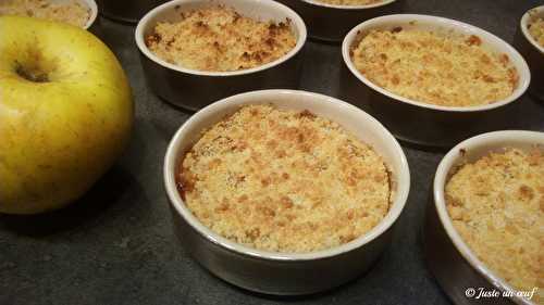 Crumble aux pommes