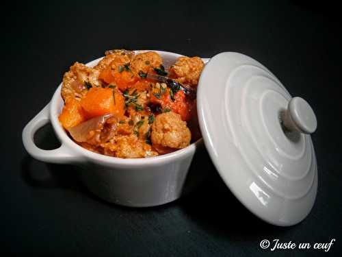 Curry de chou-fleur et potiron