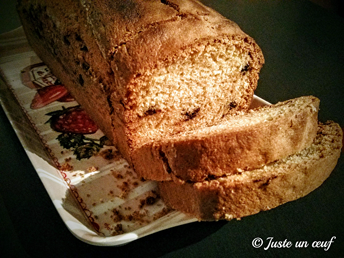 Gâteau moelleux aux pépites de chocolat