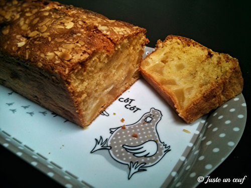 Gâteau pommes amandes