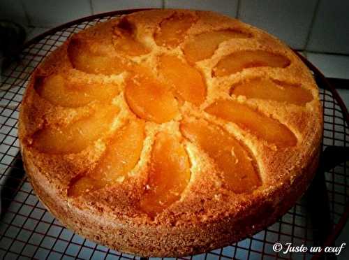 Gâteau renversé aux pommes ou au poires