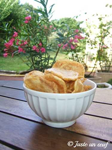 Juste un œuf part en pique-nique - Nouvelle recette salée : Chips maison