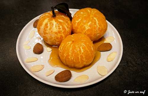 Mandarines confites miel citron