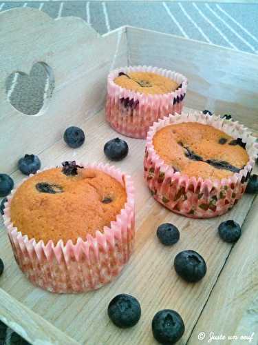 Muffins aux myrtilles