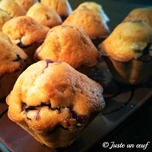 Muffins aux myrtilles