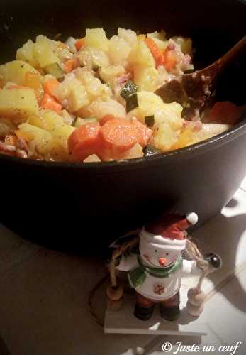 ? Nouvelle recette de fêtes : Cocotte de légumes d'hiver (avant les gros repas de famille !) ?