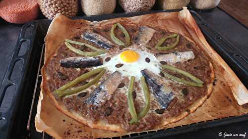 Pizza pissaladière et sardines grillées