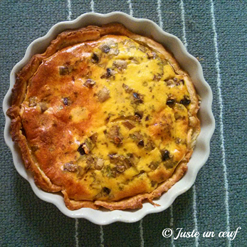 Quiche poulet Colombo