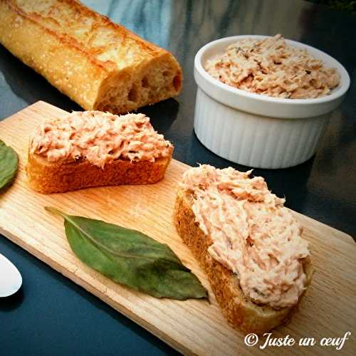 Rillettes de thon à la tomate