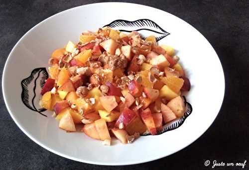 Salade de fruits orange