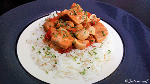 Sauté de porc à la tomate