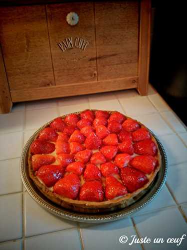 Semaine autour de la Fraise - Nouvelle recette sucrée : la Tarte aux Fraises