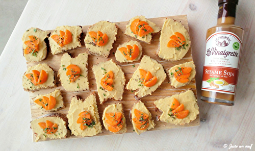 Toasts au houmous