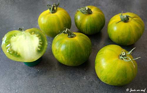 Tomates green zebra