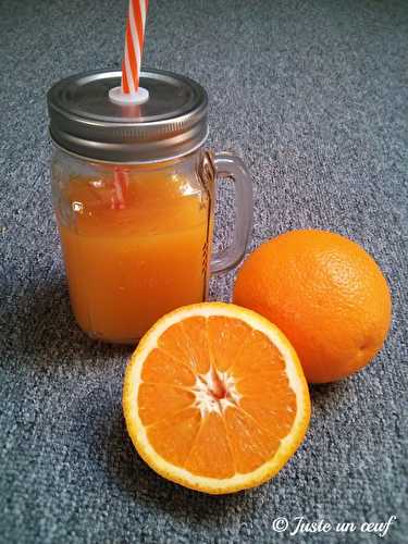 Un bon jus pomme/orange pour bien commencer l'année !