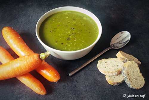 Velouté carottes épinards