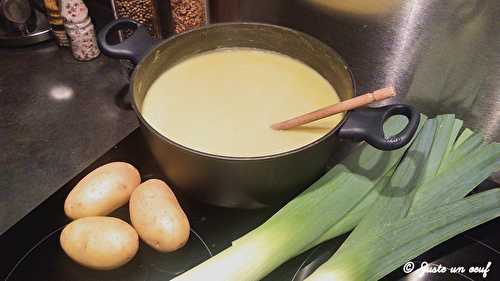 Velouté poireaux - pommes de terre