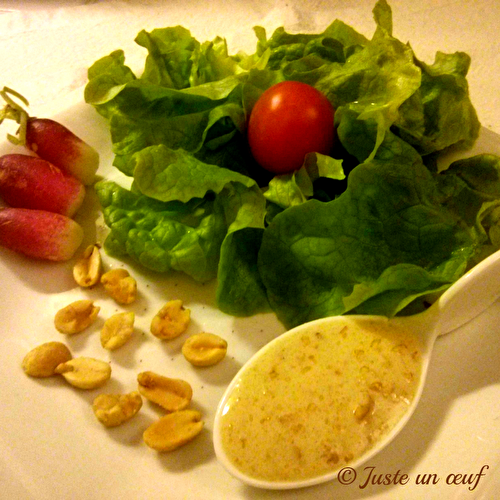 Vinaigrette à la cacahuète