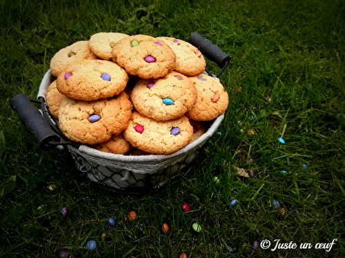 Cookies moelleux aux smarties 