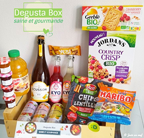 Degusta Box d'octobre : saine et gourmande