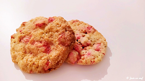 Cookies aux pralines roses 