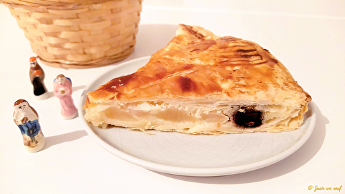 Galette des rois poire chocolat amandes