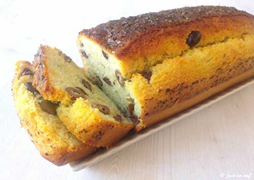 Cake aux olives vertes 