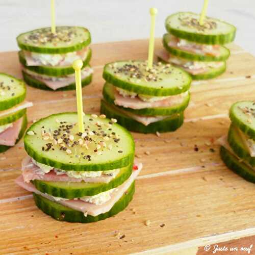 Burger frais de concombre 