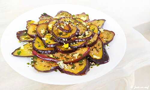 Salade d'aubergines à la menthe