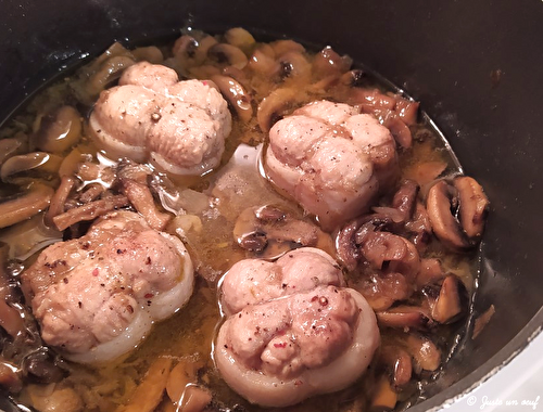 Paupiettes de veau au cidre 