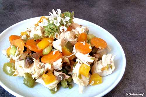 Poulet aux légumes 