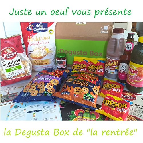 Degusta Box de "la rentrée"