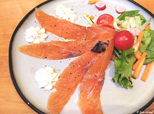 Saumon gravlax 