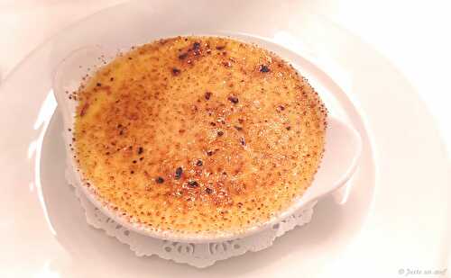 Crème brûlée légère 