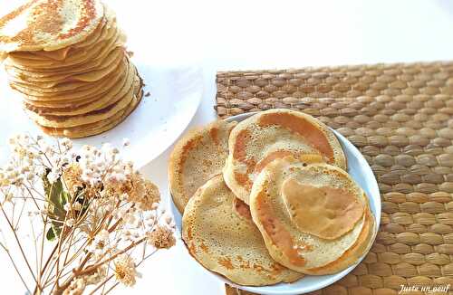 Pancakes à la banane et au sucre de fleur de coco