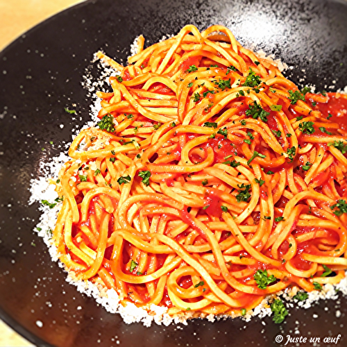Spaghettis arrabiata
