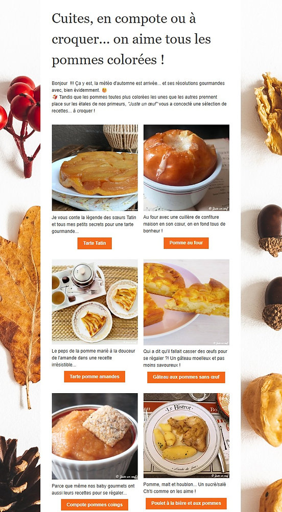 Une newsletter à croquer ! 