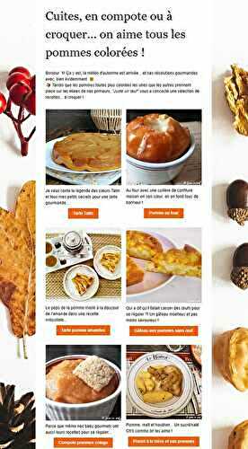 Une newsletter à croquer ! 