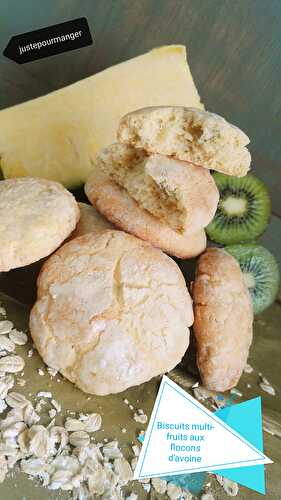 Biscuits multi-fruits aux flocons d’avoine