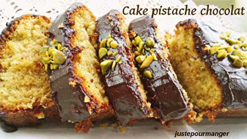 Cake pistache chocolat