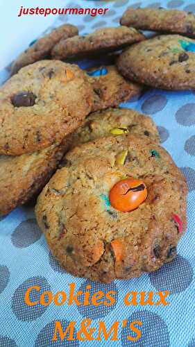 Cookies aux M&M’S