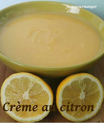 Crème au citron