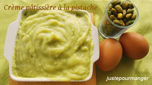 Crème pâtissière à la pistache