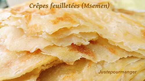 Crêpes feuilletées (Msemen)