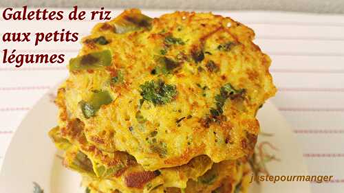 Galettes de riz aux petits légumes