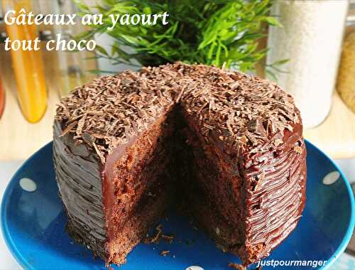 Gâteau au yaourt tout choco