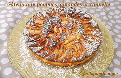 Gâteau aux pommes, amandes et cannelle