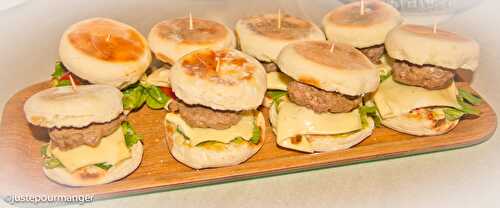 Minis burgers maison